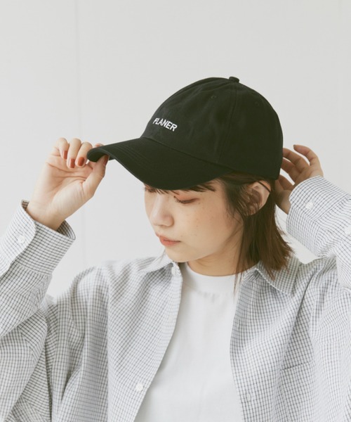 flaner(フラネ)の「flaner logo cap/フラネロゴキャップ(キャップ・レディース・ブラック・FREE)」の1枚目の写真
