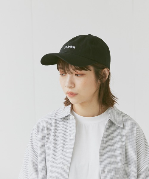 flaner(フラネ)の「flaner logo cap/フラネロゴキャップ(キャップ・レディース・ブラック・FREE)」の2枚目の写真