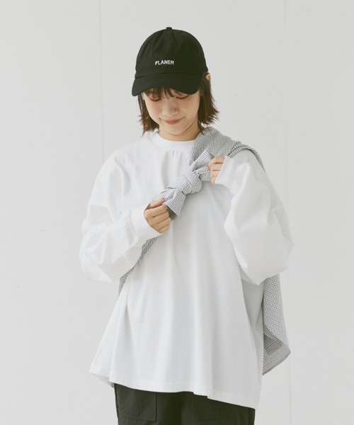 flaner(フラネ)の「flaner logo cap/フラネロゴキャップ(キャップ・レディース・ブラック・FREE)」の12枚目の写真