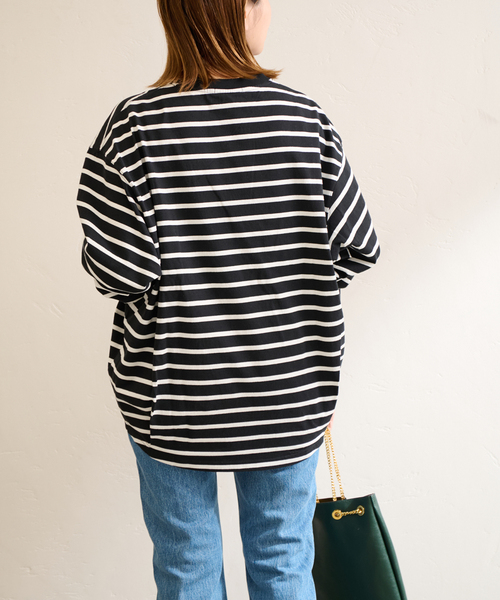 JOURNAL STANDARD（ジャーナルスタンダード）の「タックスウェットシャツ（Tシャツ/カットソー・レディース・ホワイト/ネイビー系1/グリーン系その他/ブラック系その他/グレー/ブラック・FREE）」の15枚目の写真