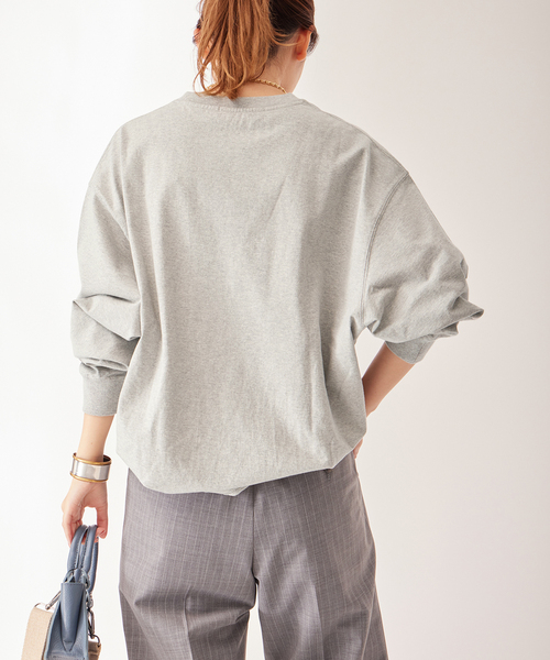 JOURNAL STANDARD（ジャーナルスタンダード）の「タックスウェットシャツ（Tシャツ/カットソー・レディース・ホワイト/ネイビー系1/グリーン系その他/ブラック系その他/グレー/ブラック・FREE）」の19枚目の写真