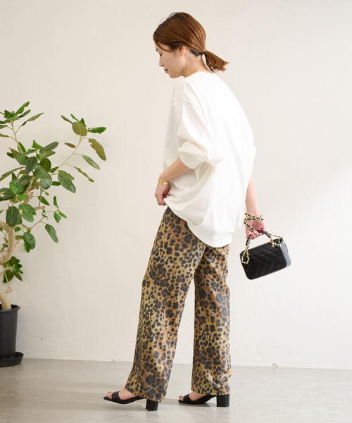 JOURNAL STANDARD（ジャーナルスタンダード）の「タックスウェットシャツ（Tシャツ/カットソー・レディース・ホワイト/ネイビー系1/グリーン系その他/ブラック系その他/グレー/ブラック・FREE）」の21枚目の写真