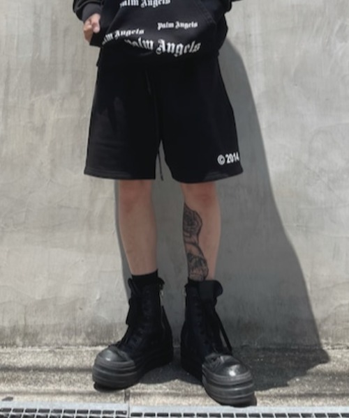 WHITELAND(ホワイトランド)の「WHITELAND/ホワイトランド/タグショーツ(その他パンツ・メンズ・ブラック/グリーン・F)」の1枚目の写真
