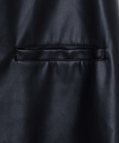 WEGO（ウィゴー）の「WEGO/フェイクレザージレベスト（ベスト・レディース・アイボリー/ブラック・FREE）」の20枚目の写真