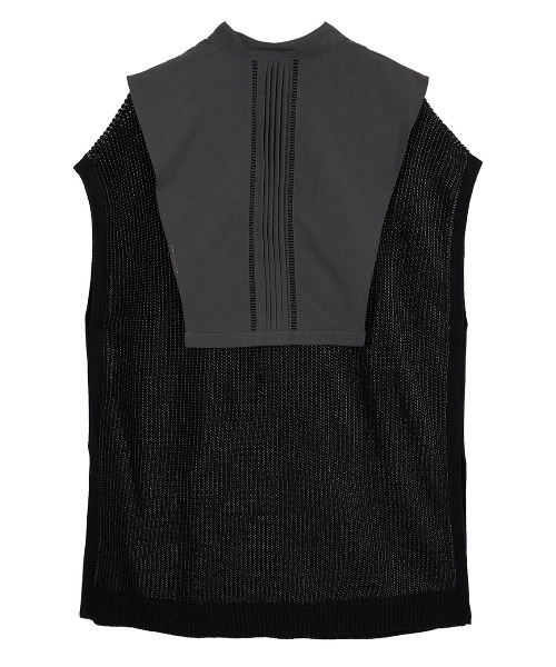 Ameri（アメリ）の「COLLAR SET MESH TOP（シャツ/ブラウス