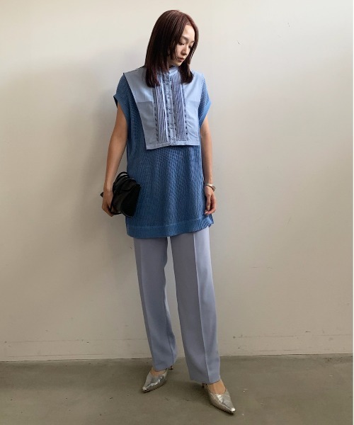 カットソー(半袖/袖なし) Ameri VINTAGE - AMERI Ameri vintage COLLAR SET MESH TOP AMERI COLLAR SET MESH TOP - メルカリ