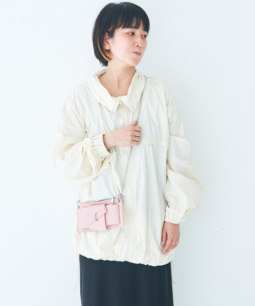 macaroni edge（マカロニエッジ）の「〈macaroni edge/マカロニエッジ〉スマートフォンショルダー チェーンストラップ（ショルダーバッグ・レディース・ブラック/グリーン/ピンク/ホワイト/パープル/アイボリー/ライトピンク・ONE SIZE）」の9枚目の写真