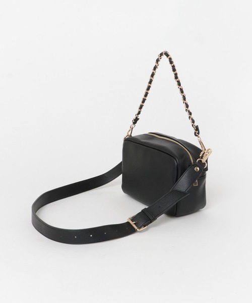 URBAN RESEARCH Sonny Label(アーバンリサーチサニーレーベル)の「2WAYミニスクエアショルダーバッグ(ショルダーバッグ・レディース・ブラック/グレー系その他/ブルー系その他・ONE)」の7枚目の写真