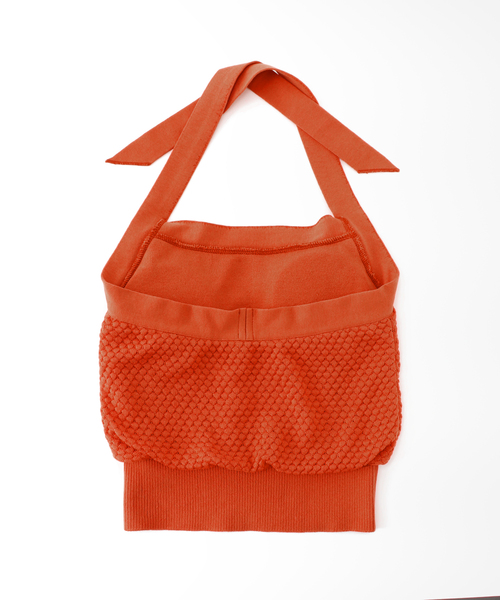 EMILY WEEK(エミリーウィーク)の「【nakes/ネイクス】Openwork Knit Halter Neck Bra Top(タンクトップ・レディース・グリーン系その他/オレンジ・MEDIUM)」の14枚目の写真