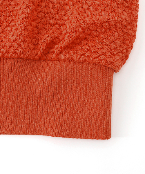 EMILY WEEK(エミリーウィーク)の「【nakes/ネイクス】Openwork Knit Halter Neck Bra Top(タンクトップ・レディース・グリーン系その他/オレンジ・MEDIUM)」の5枚目の写真