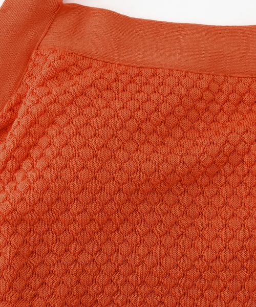 EMILY WEEK(エミリーウィーク)の「【nakes/ネイクス】Openwork Knit Halter Neck Bra Top(タンクトップ・レディース・グリーン系その他/オレンジ・MEDIUM)」の13枚目の写真