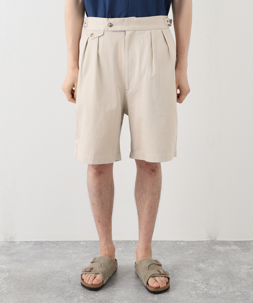 JOURNAL STANDARD（ジャーナルスタンダード）の「【Willis & Geiger / ウィリスアンドガイガー】 別注 GURKHA SHORTS（その他パンツ・メンズ・ベージュ/ネイビー・SMALL/MEDIUM/LARGE）」の4枚目の写真