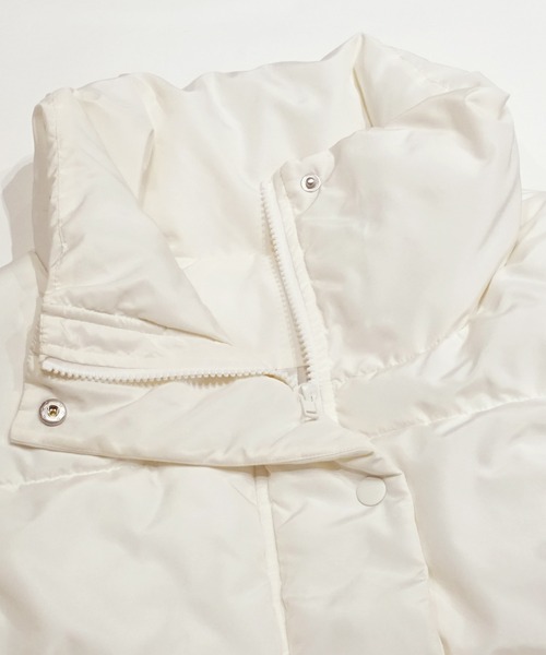 coca（coca）（コカ）の「ハイネック中綿ベスト（ダウンベスト・レディース・ブラック/カーキ/アイボリー・ONE SIZE/L/M）」の20枚目の写真