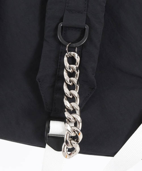 ADAM PATEK(アダムパテック)の「【ADAMPATEK 】color tape backpack/カラーテープバックパック(バックパック/リュック・メンズ・ブラック×ホワイト/ブラック×パープル・フリー)」の16枚目の写真