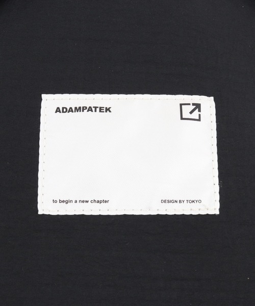 ADAM PATEK(アダムパテック)の「【ADAMPATEK 】color tape backpack/カラーテープバックパック(バックパック/リュック・メンズ・ブラック×ホワイト/ブラック×パープル・フリー)」の9枚目の写真