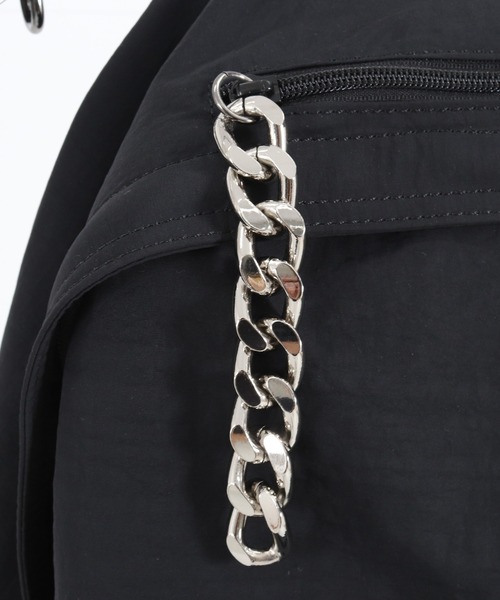 ADAM PATEK(アダムパテック)の「【ADAMPATEK 】color tape backpack/カラーテープバックパック(バックパック/リュック・メンズ・ブラック×ホワイト/ブラック×パープル・フリー)」の22枚目の写真