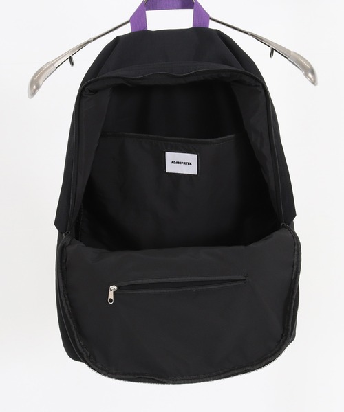 ADAM PATEK(アダムパテック)の「【ADAMPATEK 】color tape backpack/カラーテープバックパック(バックパック/リュック・メンズ・ブラック×ホワイト/ブラック×パープル・フリー)」の10枚目の写真