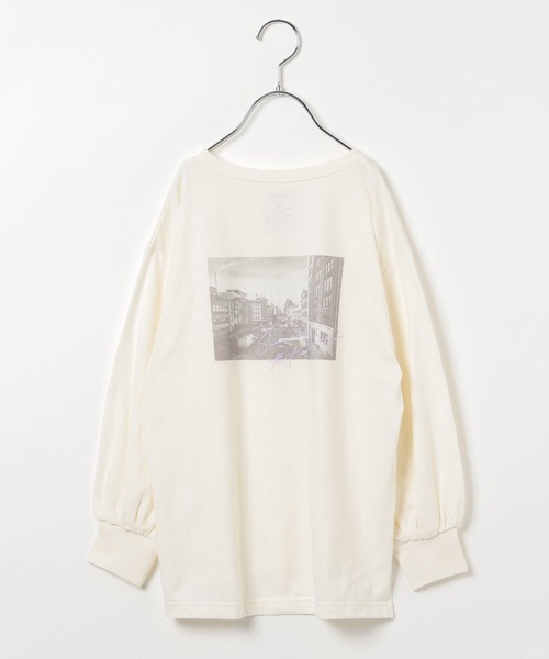 GLOBAL WORK(グローバルワーク)の「ヘビロッTEEロゴチュニック/269081(Tシャツ/カットソー・キッズ・ホワイト/ホワイト系その他2/ダークグレー/ベージュ・110cm/100cm/120cm/130cm/140cm/150cm/160cm)」の8枚目の写真