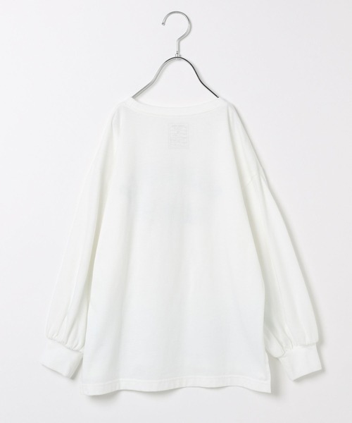 GLOBAL WORK(グローバルワーク)の「ヘビロッTEEロゴチュニック/269081(Tシャツ/カットソー・キッズ・ホワイト/ホワイト系その他2/ダークグレー/ベージュ・110cm/100cm/120cm/130cm/140cm/150cm/160cm)」の15枚目の写真