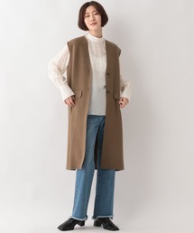 12Gニットロングジレ 122711