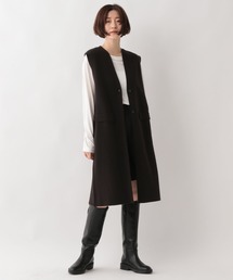 12Gニットロングジレ 122711