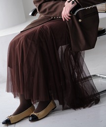 ZAKKA-BOX（ザッカボックス）の「チュールギャザースカート（スカート）」