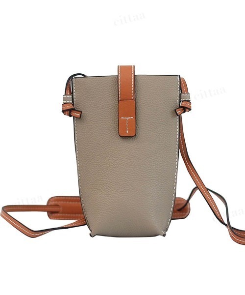 Dalfwin(ダールフィン)の「配色レザーミニスマホショルダーバッグ(ショルダーバッグ・レディース・ブラック/ベージュ/ブラウン/ブルー・ONE SIZE)」の19枚目の写真