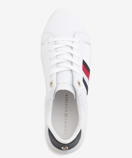 TOMMY HILFIGER(トミーヒルフィガー)の「プラットフォームカップソールスニーカー(スニーカー・レディース・ホワイト・23cm/23.5cm/24cm)」の3枚目の写真
