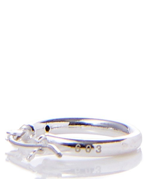 603（ロクマルサン）の「603  フープピアス（M)（ピアス（両耳用）・レディース・シルバー・FREE）」の7枚目の写真