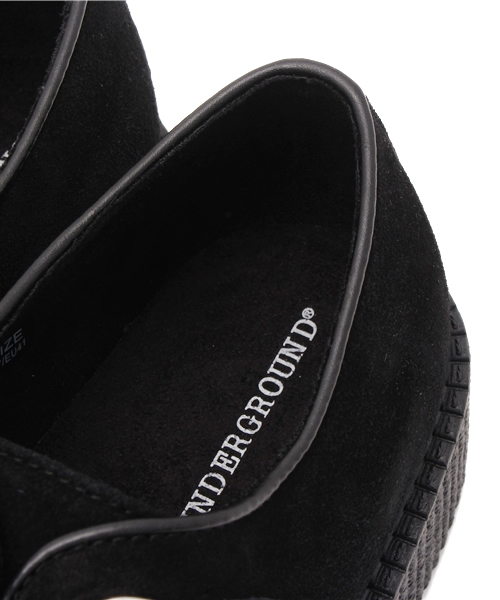 UNDERGROUND（アンダーグラウンド）の「UNDERGROUND　『WULFRUN』 BLACK SUEDE（その他シューズ・メンズ・ブラック・9/7/8）」の6枚目の写真