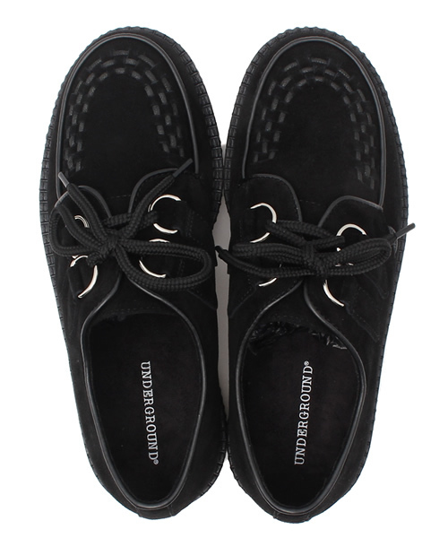 UNDERGROUND（アンダーグラウンド）の「UNDERGROUND　『WULFRUN』 BLACK SUEDE（その他シューズ・メンズ・ブラック・9/7/8）」の4枚目の写真