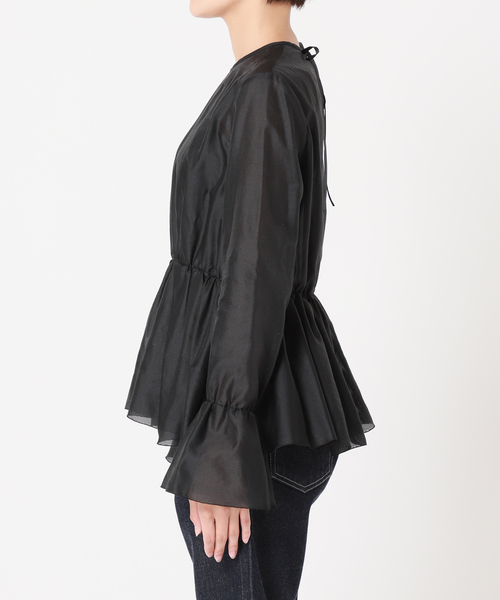 IENA - ＆NAVY ETIQUEペプラムブラウス IENA（イエナ）の「＆NAVY ETIQUEペプラムブラウス（シャツ