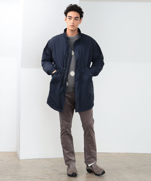 B:MING by BEAMS / メモリーフィット モッズコート　ネイビーM