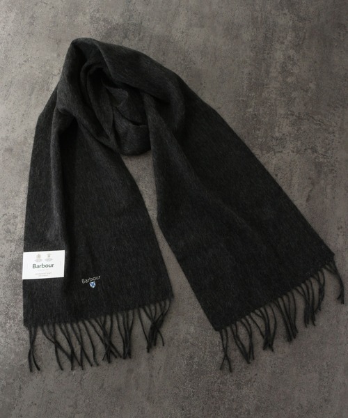 BARBOUR/バブアー】Plain lambswool scarf/プレーン ラムズウール