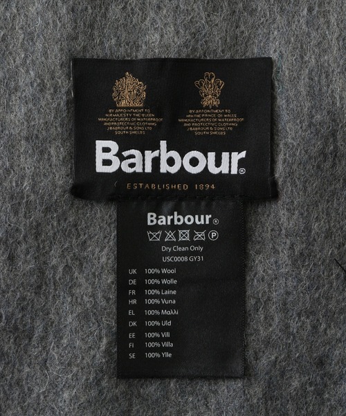 Barbour（バブアー）の「【BARBOUR/バブアー】Plain lambswool scarf/プレーン ラムズウール スカーフ/マフラー（マフラー・メンズ・チャコールグレー/ライトグレー/ブラック/ダークグリーン/ダークブラウン・FREE）」の15枚目の写真
