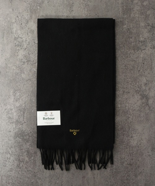BARBOUR/バブアー】Plain lambswool scarf/プレーン ラムズウール