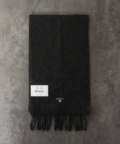 BARBOUR/バブアー】Plain lambswool scarf/プレーン ラムズウール