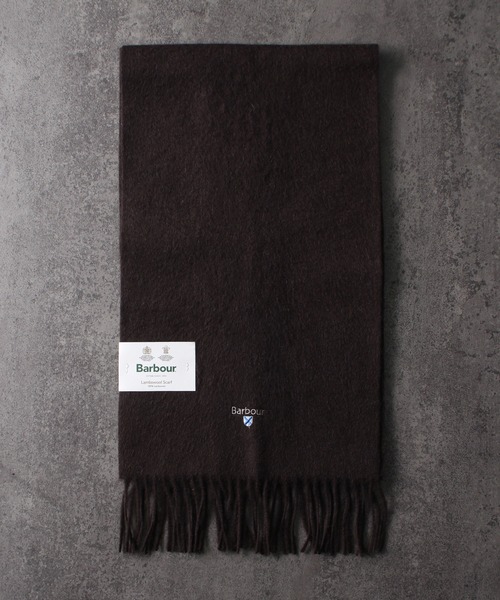 セール】【BARBOUR/バブアー】Plain lambswool scarf/プレーン