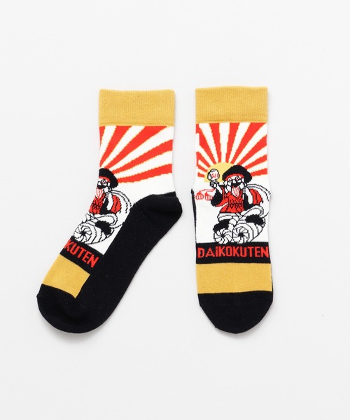 チャイハネ(チャイハネ)の「【チャイハネ】福神ズ ミドルソックス23~25cm(ソックス/靴下・レディース・その他5/その他6/その他7/その他8/その他9/その他1/その他2/その他3/その他4・FREE)」の2枚目の写真