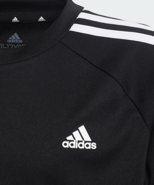 adidas（アディダス）の「アディダス セレーノ AEROREADY 半袖Tシャツ / アディダス（Tシャツ/カットソー・キッズ・ブラック・130/140/150/160/110/120/100）」の3枚目の写真