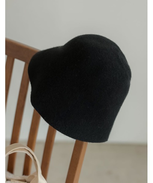 Re:EDIT（リエディ）の「ウール混バケットハット（ハット・レディース・ブラック/ベージュ/グレー・FREE）」の6枚目の写真