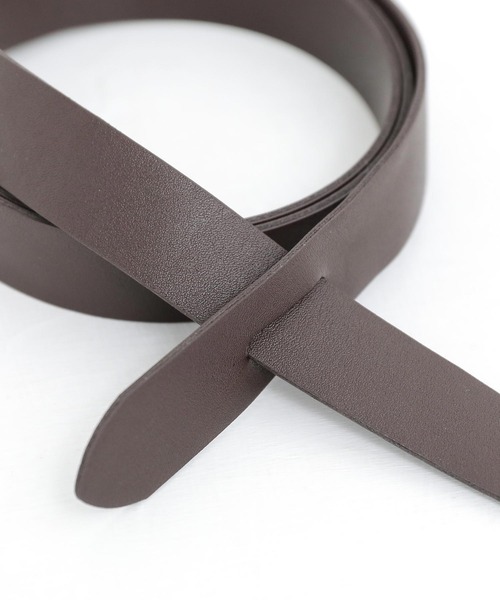 osharewalker（オシャレウォーカー）の「【廃盤】『バックルレスデザインベルト』（ベルト・レディース・ダークブラウン/レッド/ブラック・FREE）」の9枚目の写真