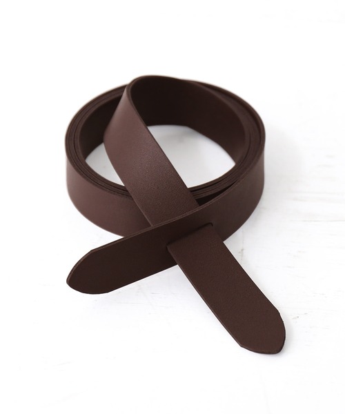 osharewalker（オシャレウォーカー）の「【廃盤】『バックルレスデザインベルト』（ベルト・レディース・ダークブラウン/レッド/ブラック・FREE）」の5枚目の写真