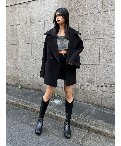 ENVYM(アンビー)の「クロップドグラデーションPO(Tシャツ/カットソー・レディース・ブラック/ベージュ・FREE)」の20枚目の写真