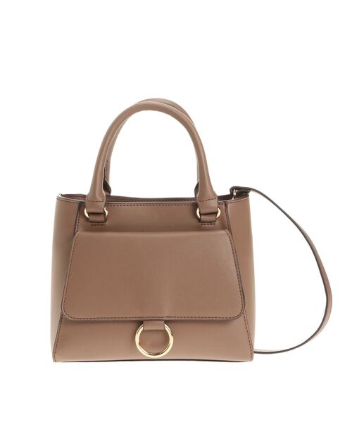 MERCURYDUO(マーキュリーデュオ)の「フラップデザインミニバッグ(ハンドバッグ・レディース・ベージュ/ブラウン/アイボリー・FREE)」の12枚目の写真