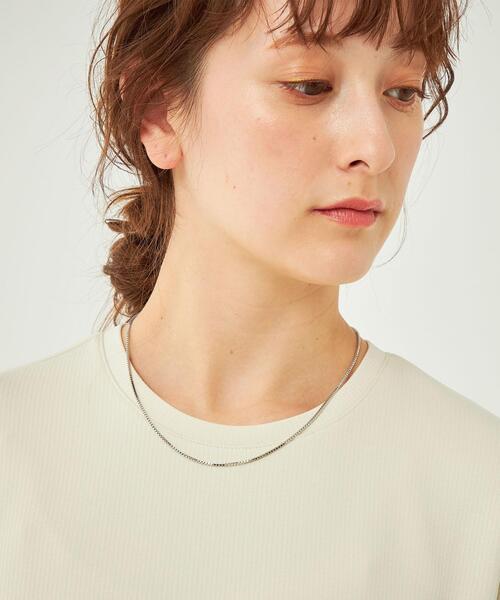 green label relaxing（グリーンレーベルリラクシング）の「2WAY リングチェーンネックレス（ネックレス・レディース・シルバー/ゴールド・FREE）」の8枚目の写真