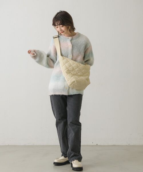 RETRO GIRL（レトロガール）の「グラデーションニットカーデ（カーディガン/ボレロ・レディース・オレンジ系その他/ブルー系その他/グレー系その他・FREE）」の7枚目の写真