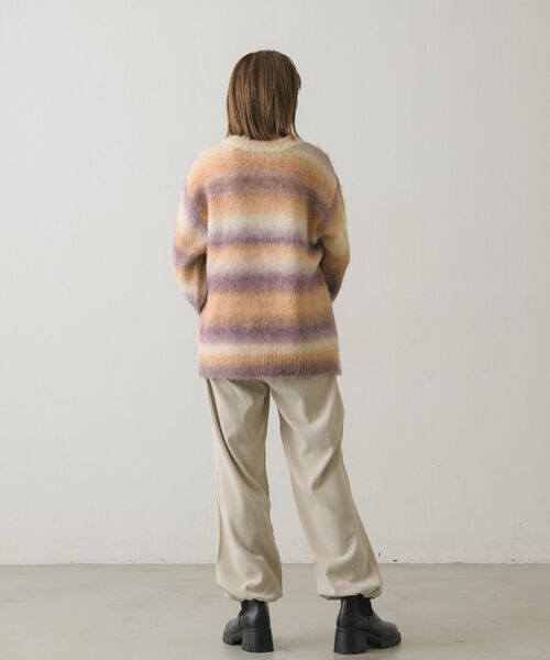 RETRO GIRL（レトロガール）の「グラデーションニットカーデ（カーディガン/ボレロ・レディース・オレンジ系その他/ブルー系その他/グレー系その他・FREE）」の16枚目の写真