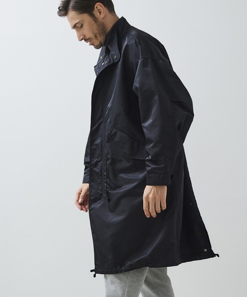 g-stage（ジーステージ）の「スタンドネックボリュームオーバーコート（モッズコート・メンズ・ブラック/カーキ・46/48）」の19枚目の写真