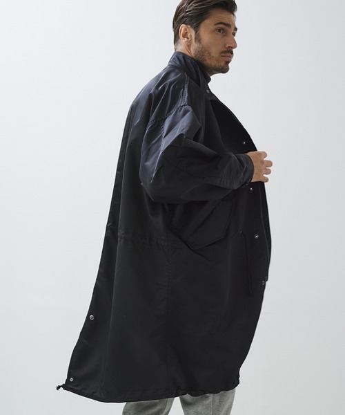 g-stage（ジーステージ）の「スタンドネックボリュームオーバーコート（モッズコート・メンズ・ブラック/カーキ・46/48）」の20枚目の写真